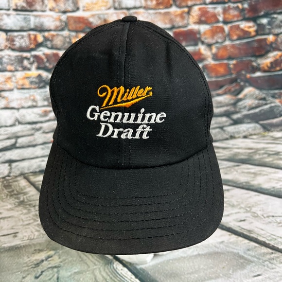 motorsports international Other - Vtg Miller Genuine Draft Beer Baseball Snapback Hat Cap‎ NASCAR #2 Rusty Wallace